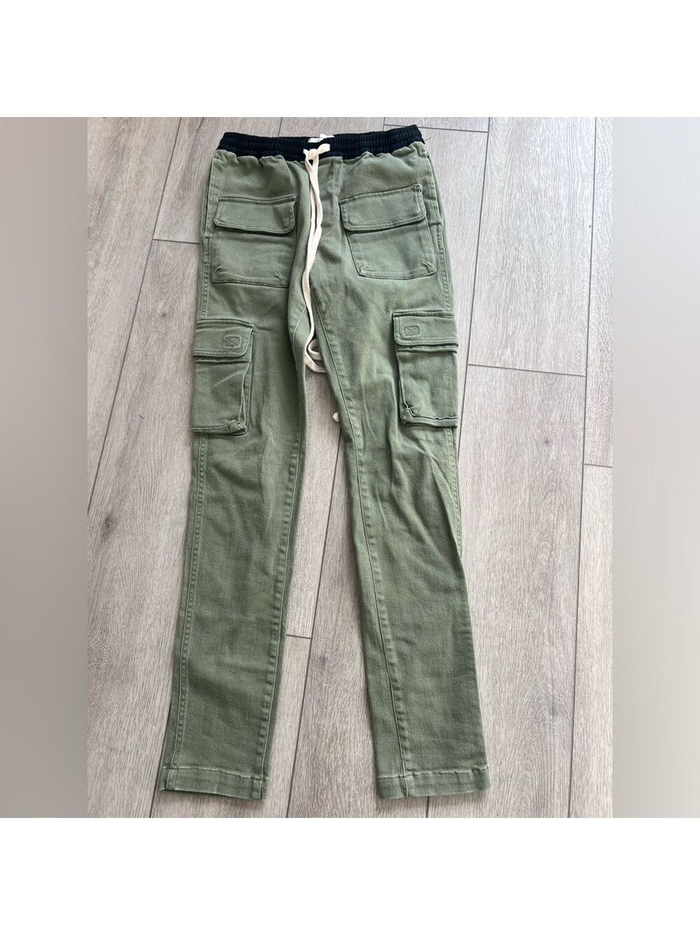Urban outfitters Olive Green elastic waist Cargo Pants size small